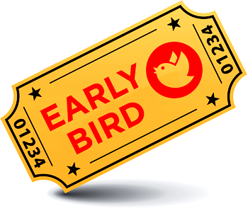 Image result for early bird tickets